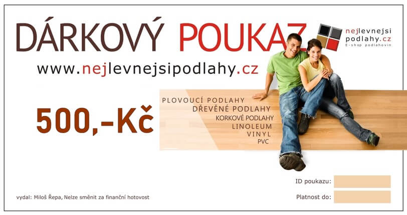 slevovy voucher podlahy