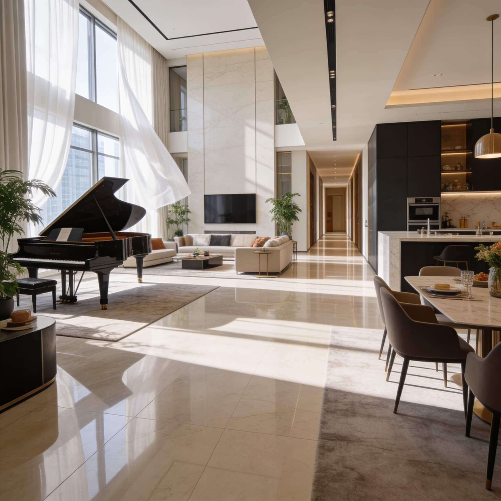 Podlaha v celém bytě bez přechodových lišt. Designový sen, nebo technická sebevražda? - luxusni interier luxusní interiér